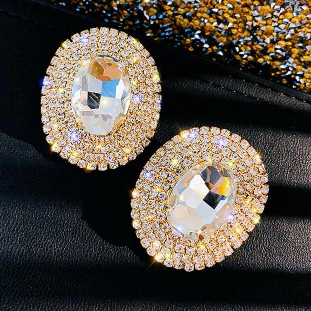Brand New Rhinestone Earrings